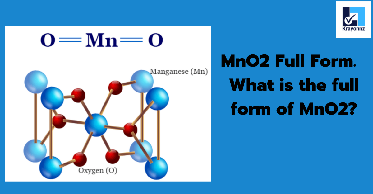 Manganese Dioxide Formula Structure